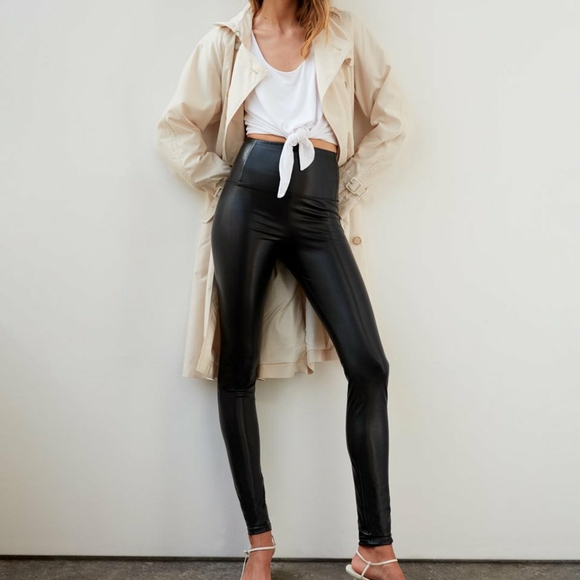Aritzia Wilfred Free Daria Pant Vegan Leather Leggings - Picture 1 of 16